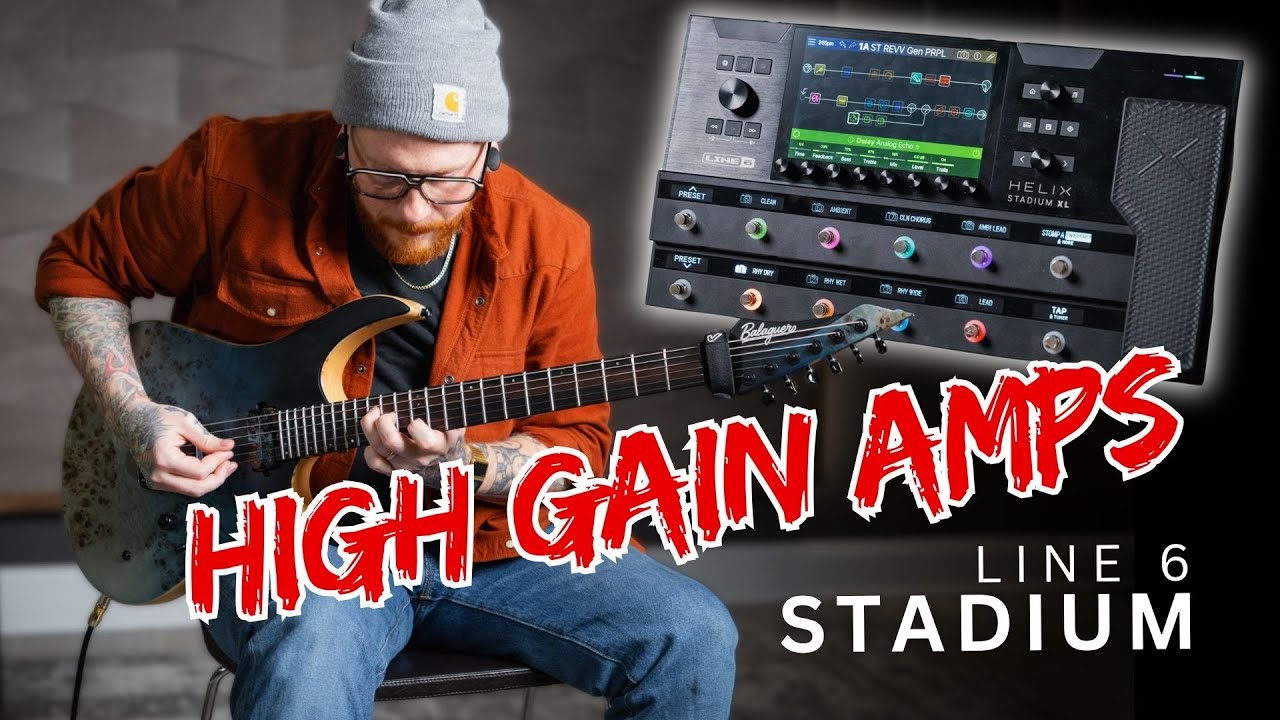 Line 6 Stadium - HIGH GAIN Agoura Amps Walk Through (Part 3)