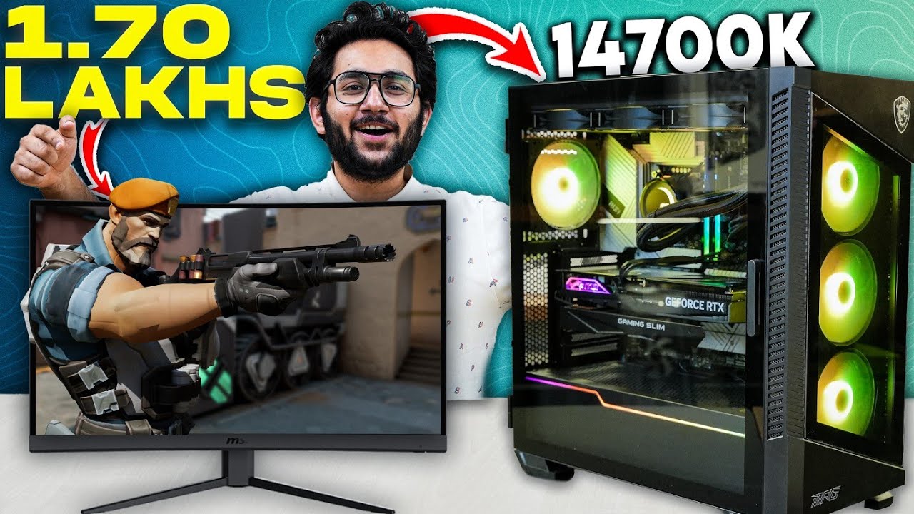 Building the Ultimate Gaming Setup With MSI G Series Curved Monitor | i7 14700K RTX 4060Ti