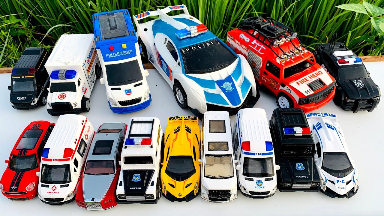 Mobil Mobilan Truk Oleng, Mobil Ambulan Emergency, Mobil Polisi, Mobil Damkar, Mobil Balap #3877