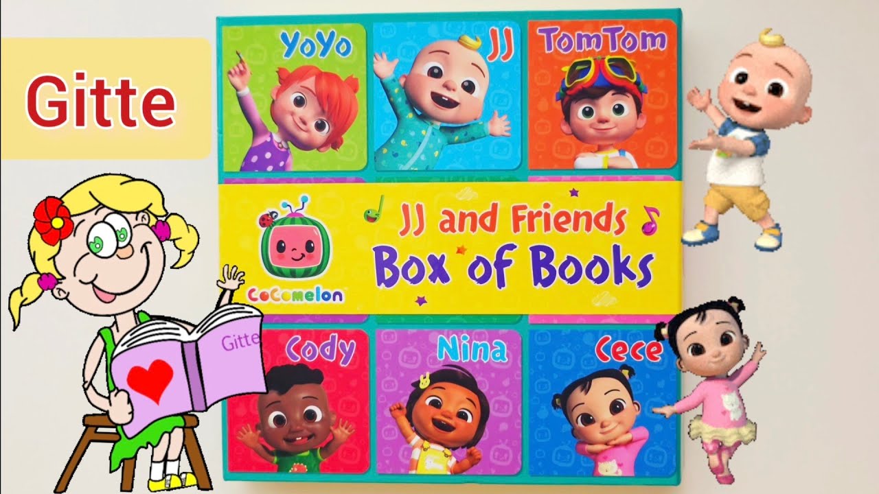 CoComelon JJ and Friends Box of Books | Read Aloud for Kids | 9 Stories in 1 - Story time with Gitte