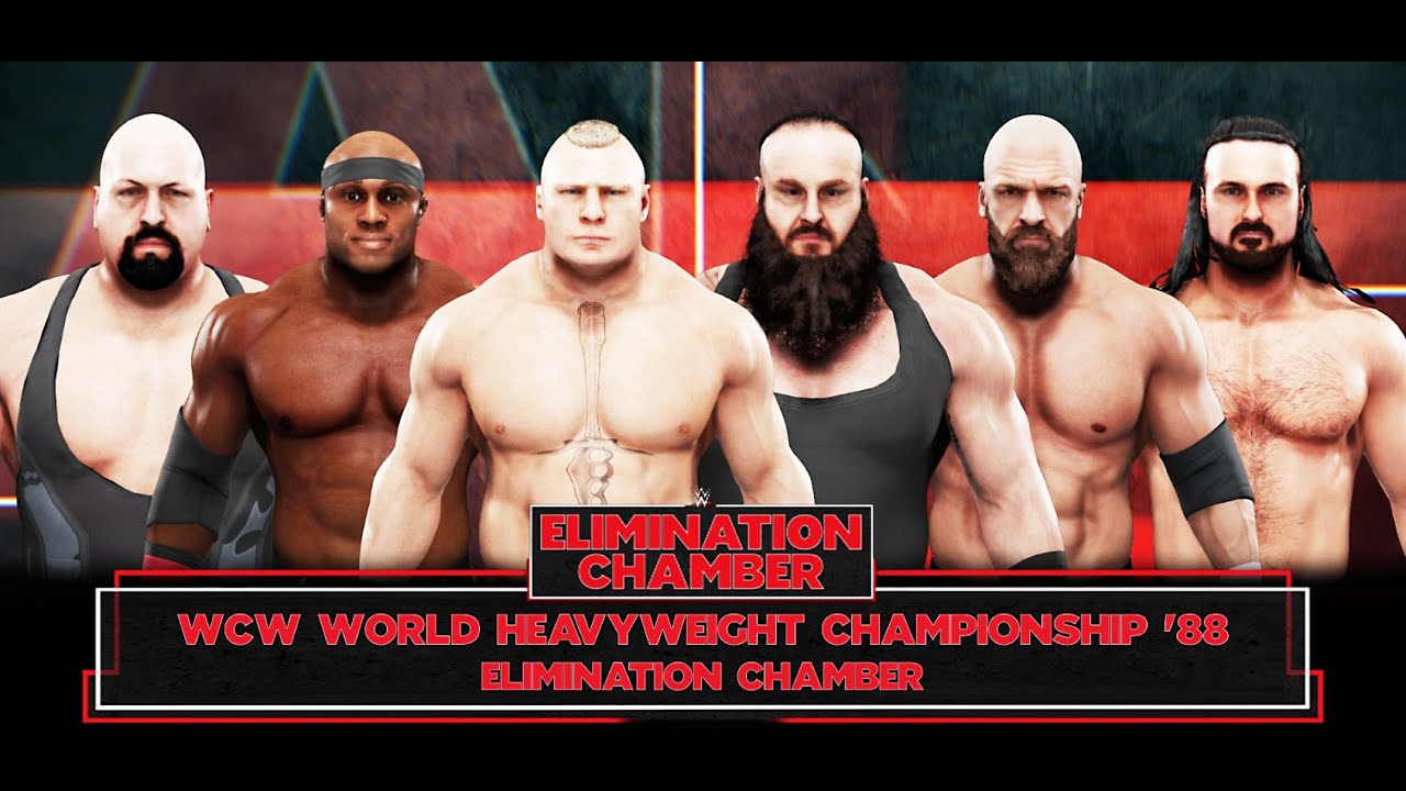 WWE2K19-Elimination Chamber Match- Brock vs Strowman vs HHH vs McIntyre vs Lashsly vs Show