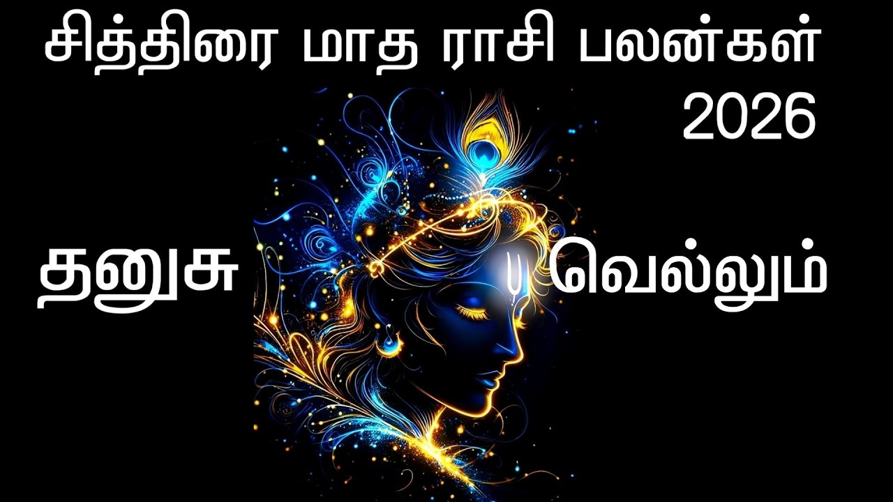 Dhanusu Rasi - Chithirai Matha Rasi Palangal - 2026
