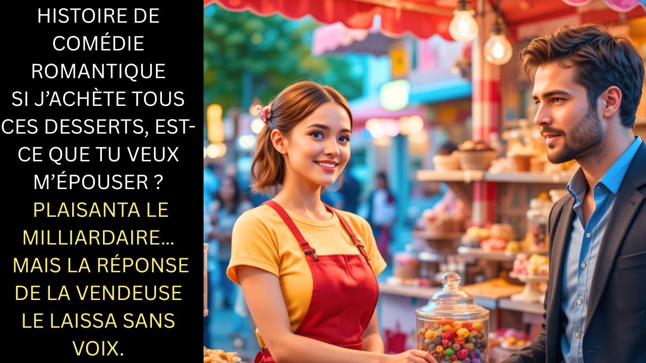 « Si j’achète tous les desserts, tu m’épouseras  — La réponse de la vendeuse le choque »
