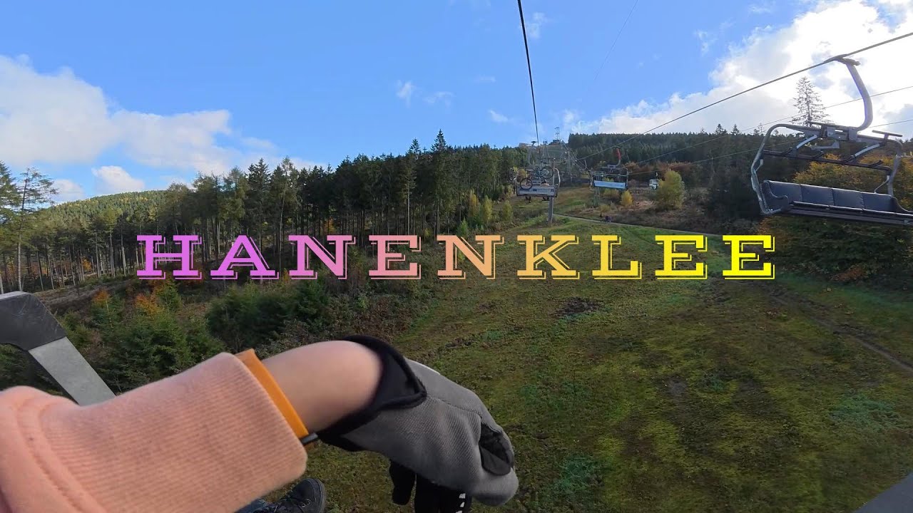 Wir sind im Bikepark HANENKLEE (Sturz vom Drop)