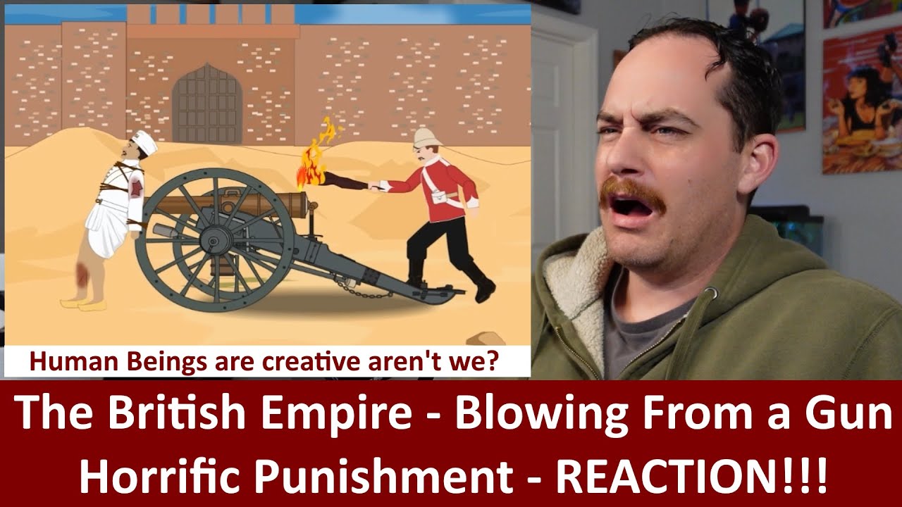 American Reacts Blowing From A Gun - Disturbing Punishment In The British Empire REACTION