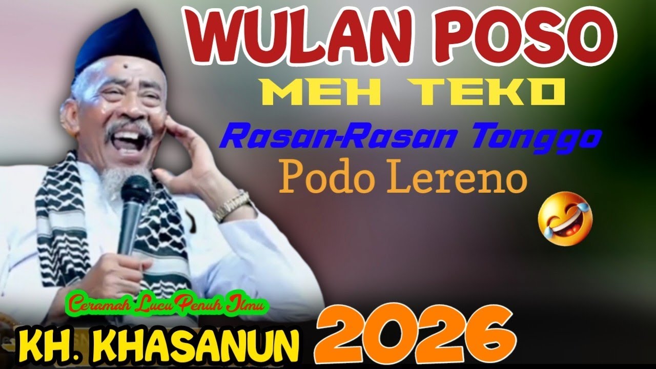🔴 PENGAJIAN KH KHASANUN TERBARU LUCU 9 FEBRUARI 2026 LIVE JAMBON PONOROGO