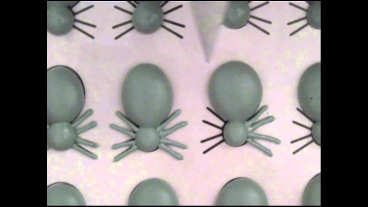 Spider Royal icing Transfer