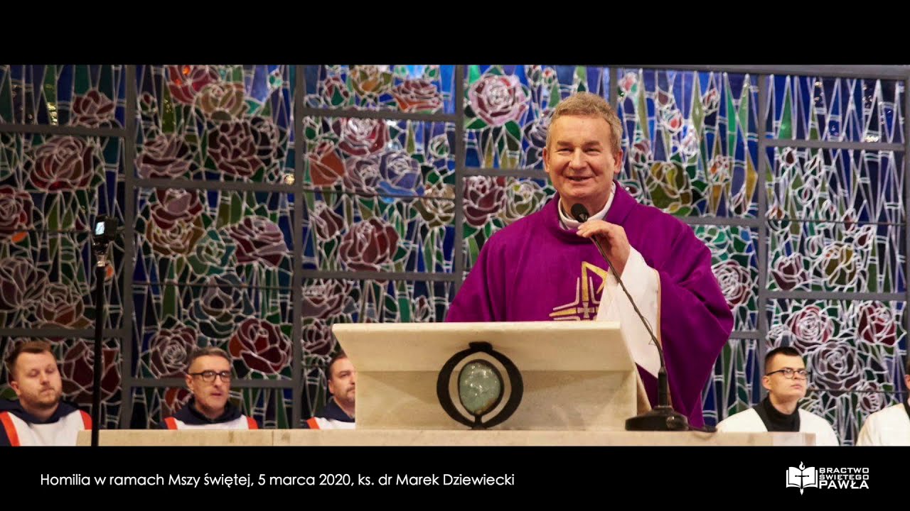 Ks. Marek Dziewiecki - odc.1 nauka w ramach diecezjalnych rekolekcji mężczyzn w 2020 roku.