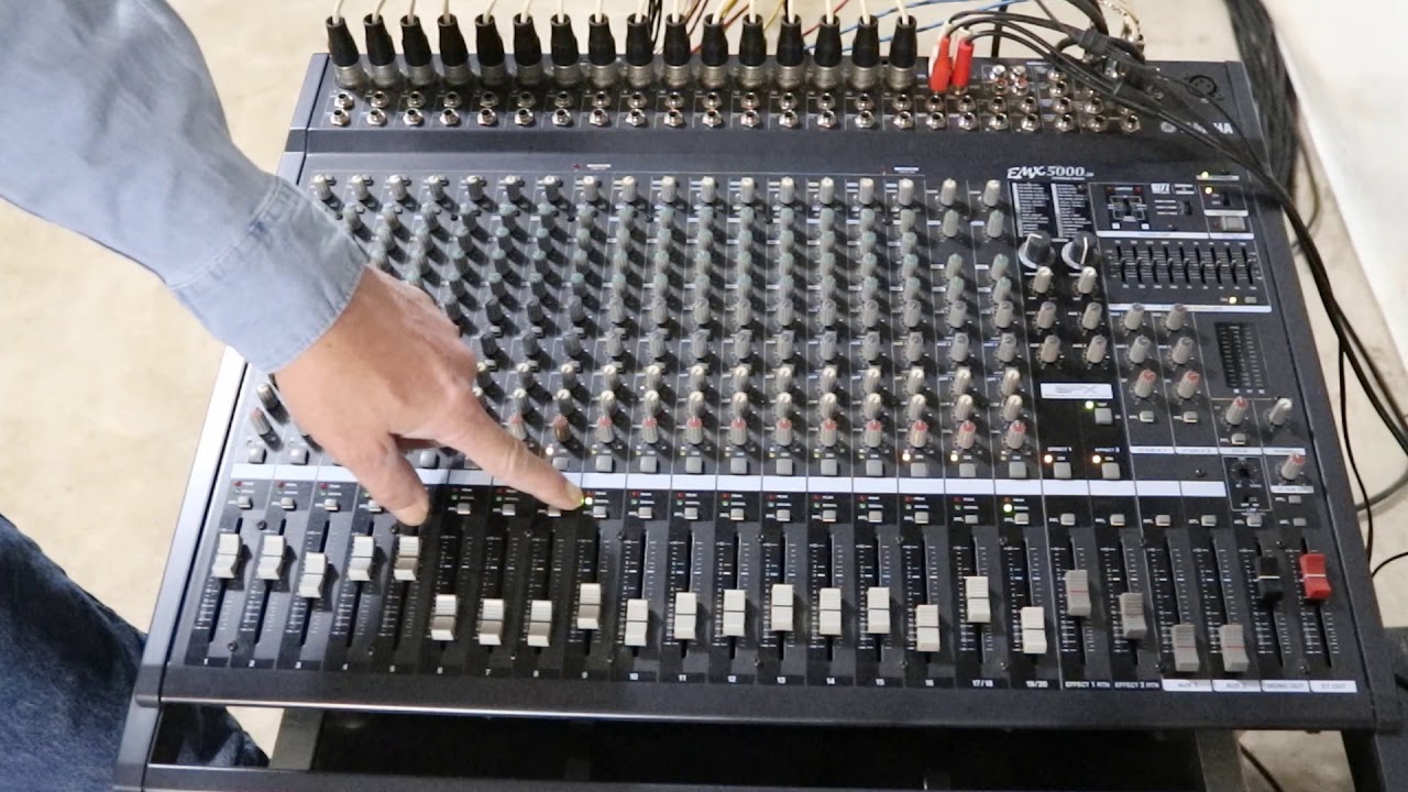 Как настроить уровень входного сигнала для микшерного пульта Yamaha