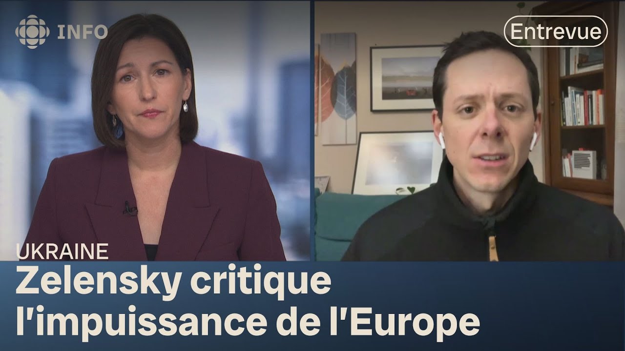 Zelensky accuse l'Europe d'impuissance face aux menaces russes | Sur le terrain