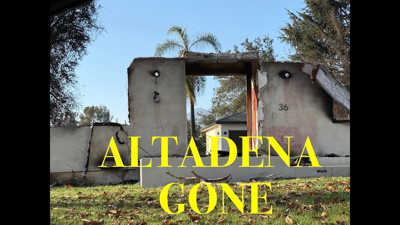 Altadena Fire, Zorthian Ranch. Je visite Altadena après les feux Ravageurs de 2025.