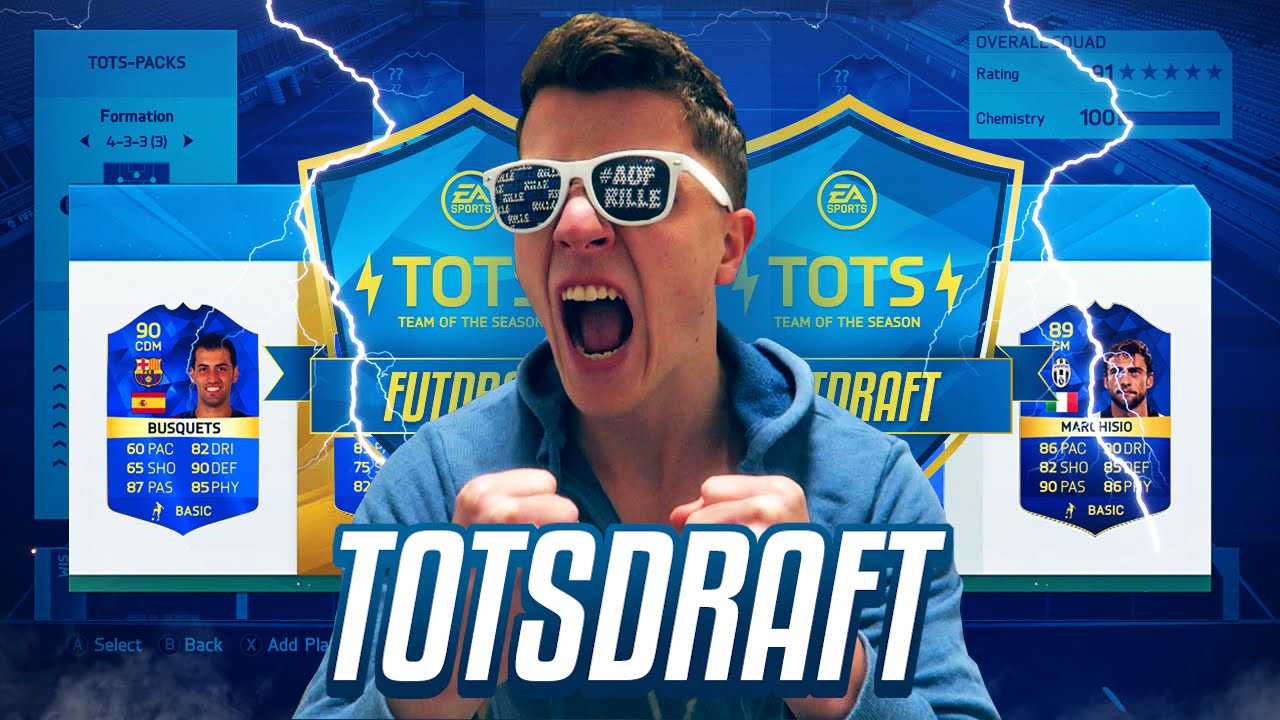 FIFA 16 : TEAM OF THE SEASON DRAFT CHALLENGE - KRANKES TEAM!!!
