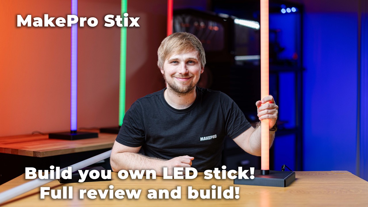 MakePro Stix - LED trubice pro dom&aacute;c&iacute; použit&iacute; i profesion&aacute;ly s ovl&aacute;d&aacute;n&iacute;m přes WLED a DMX!