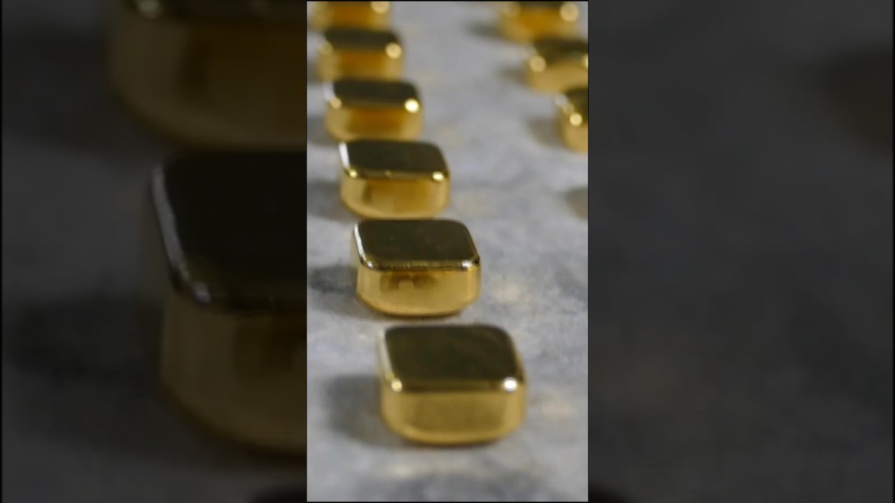 How Pure Gold Bars Are Made 🤔 #techshorts #shorts #viral