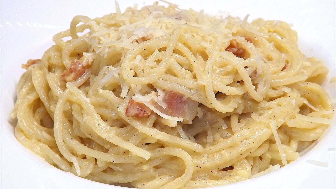 Carbonara spagetti, ami gyors, egyszerű és finom