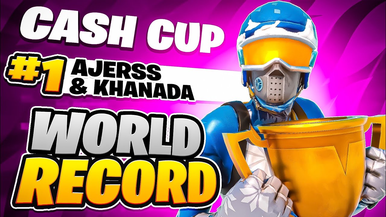 1ST DUO CASH CUP OPENS 🏆 (WORLD RECORD?!) w/ Khanada | Ajerss