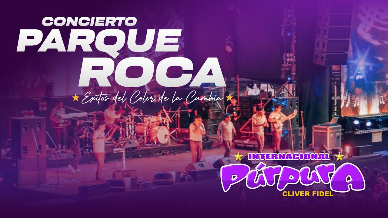 Mix El color de la cumbia @InternacionalP&uacute;rpura  (Parque Roca) 2025 4k