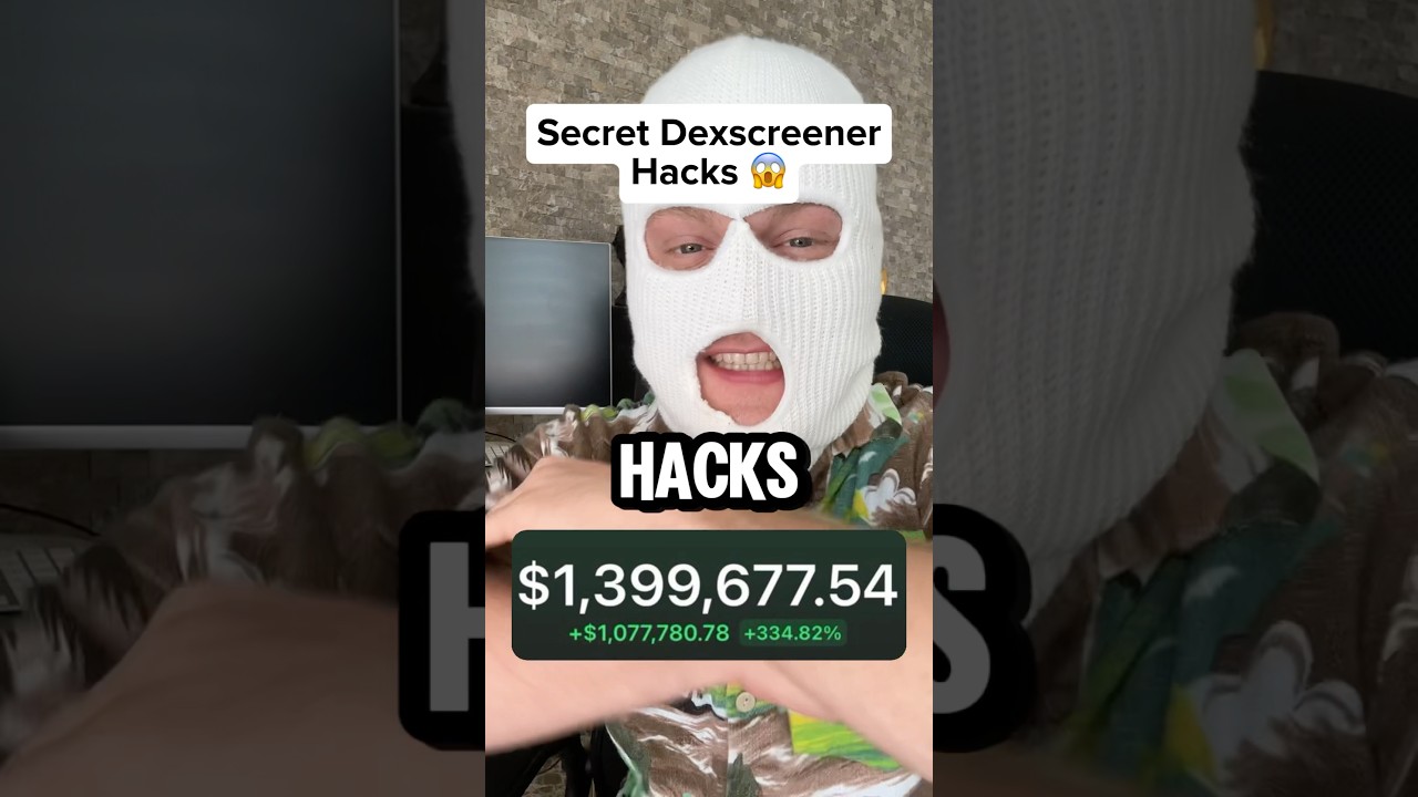 SECRET DEXSCREENER HACKS 🦉 #dexscreener #memecoin #memecoins