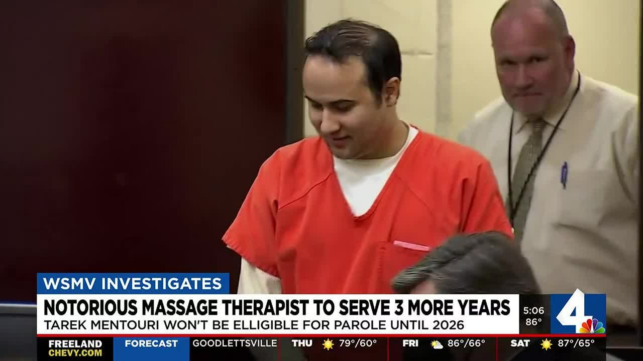 Notorious massage therapist to serve 3 more years