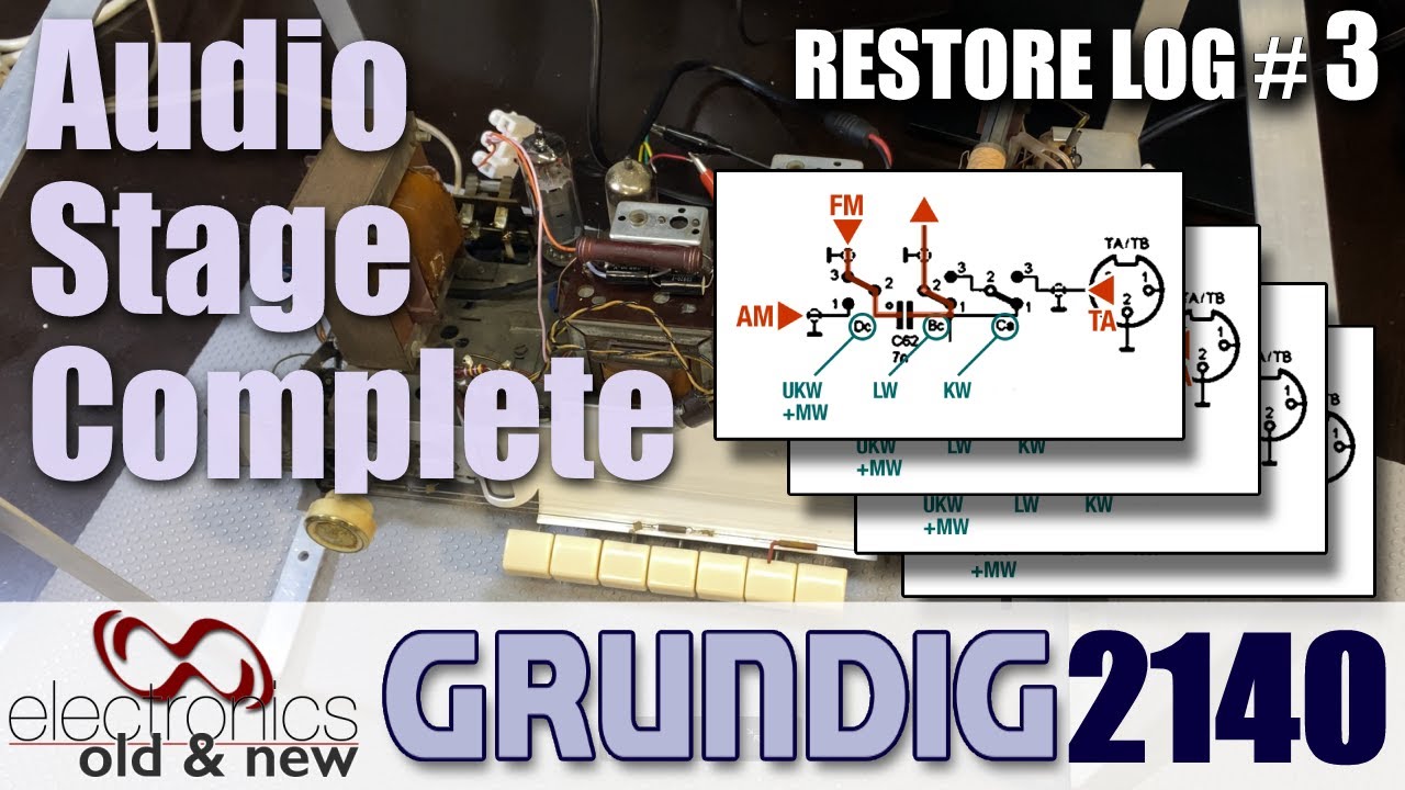 Audio stage complete. Grundig 2140 restoration - part 3 #PCBWay#