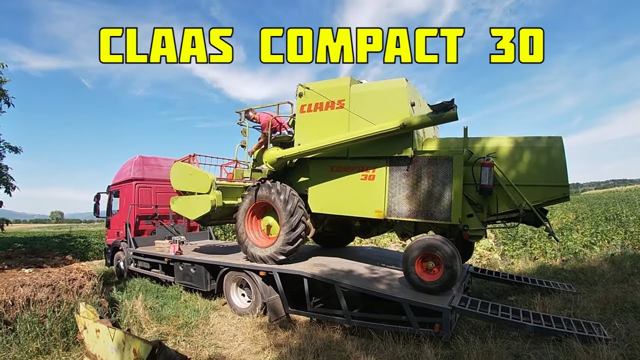 Claas Compact 30. Комбайнер вперше за кермом. John Deere 430 з Краковця