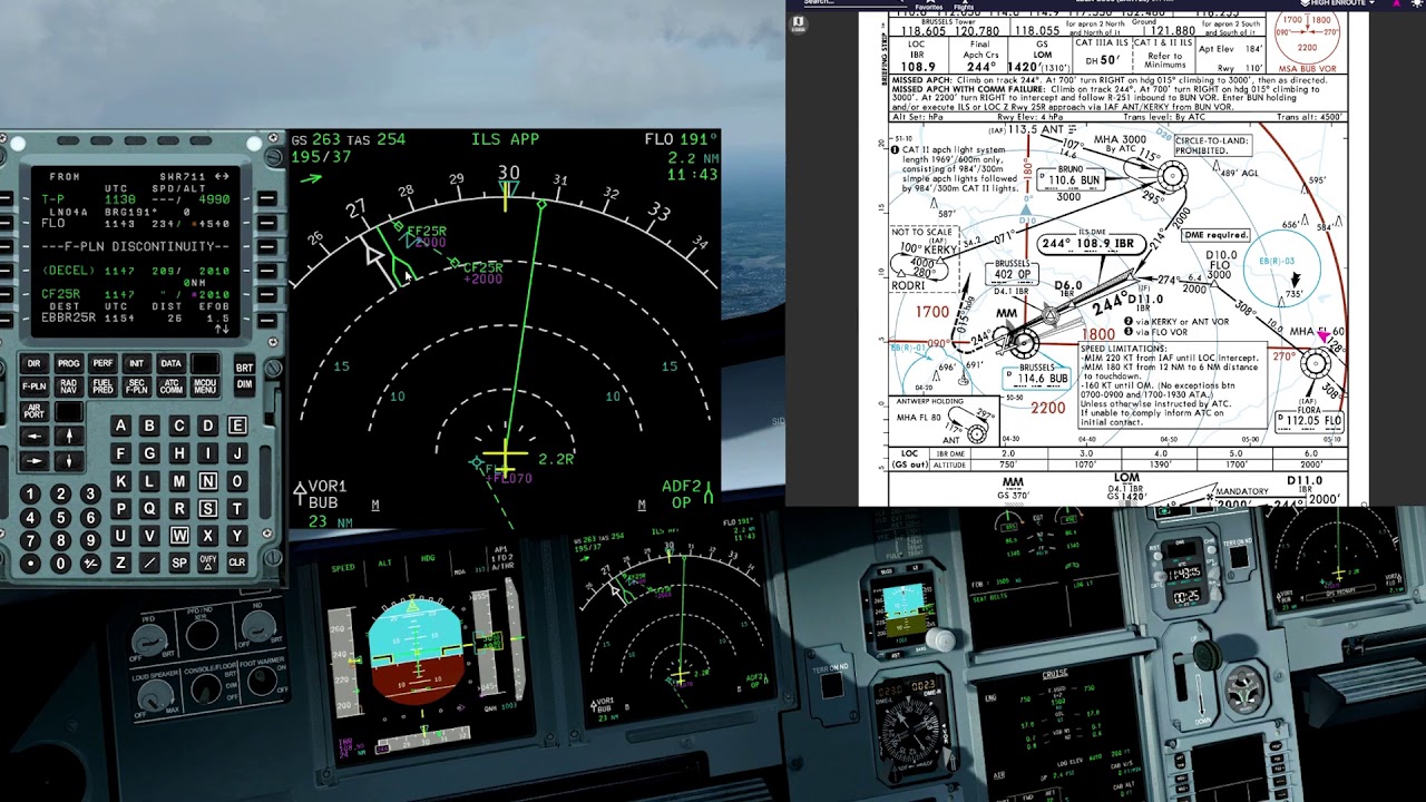 FSLabs A320 Short Tutorial: MCDU Extended Centerline