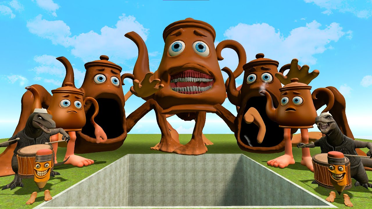 BIG HOLE NEW SHIN TA TA TA TA SAHUR TAPES ITALIAN AI BRAINROT MEMES SPARTAN KICKING in Garry's Mod!
