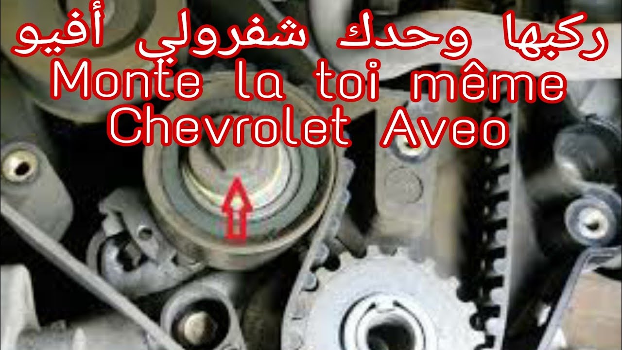 إذا تملك شفرولي أفيو ركب حزام التوزيع وحدك Comment monter Distribution  Chevrolet AVEO toi même