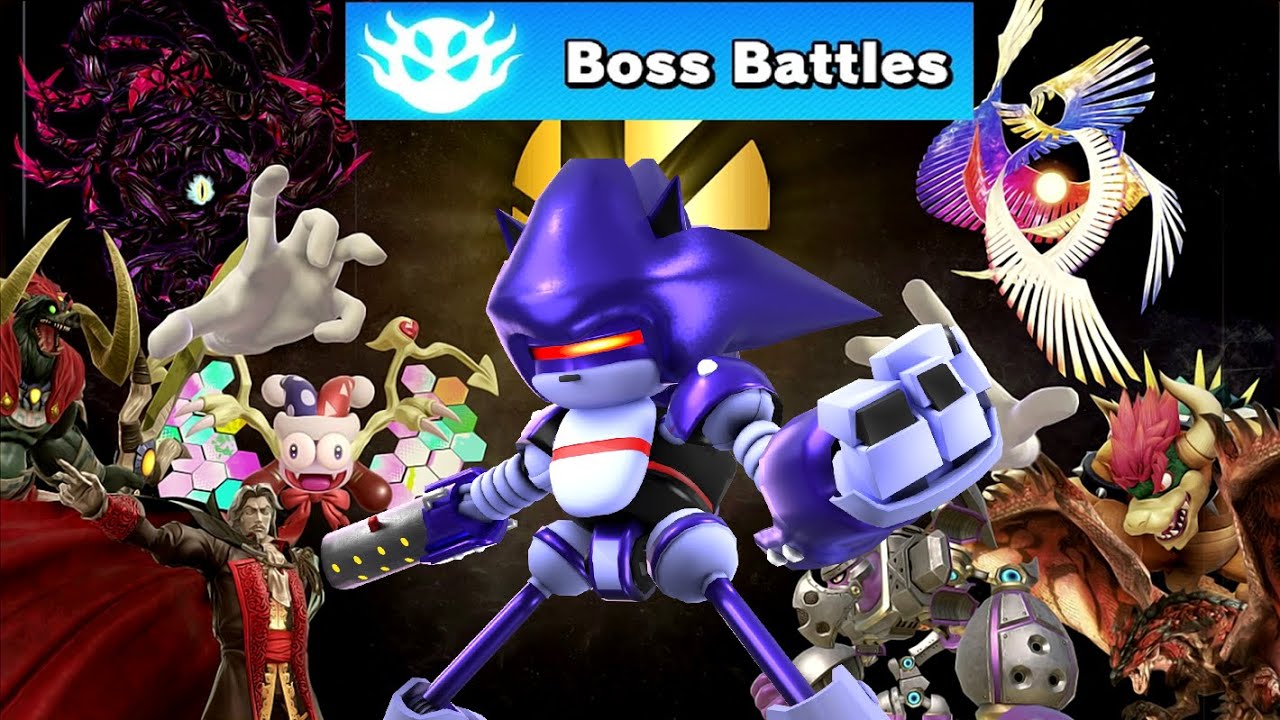 Super Smash Bros. Ultimate - Boss Battles with Mecha Sonic