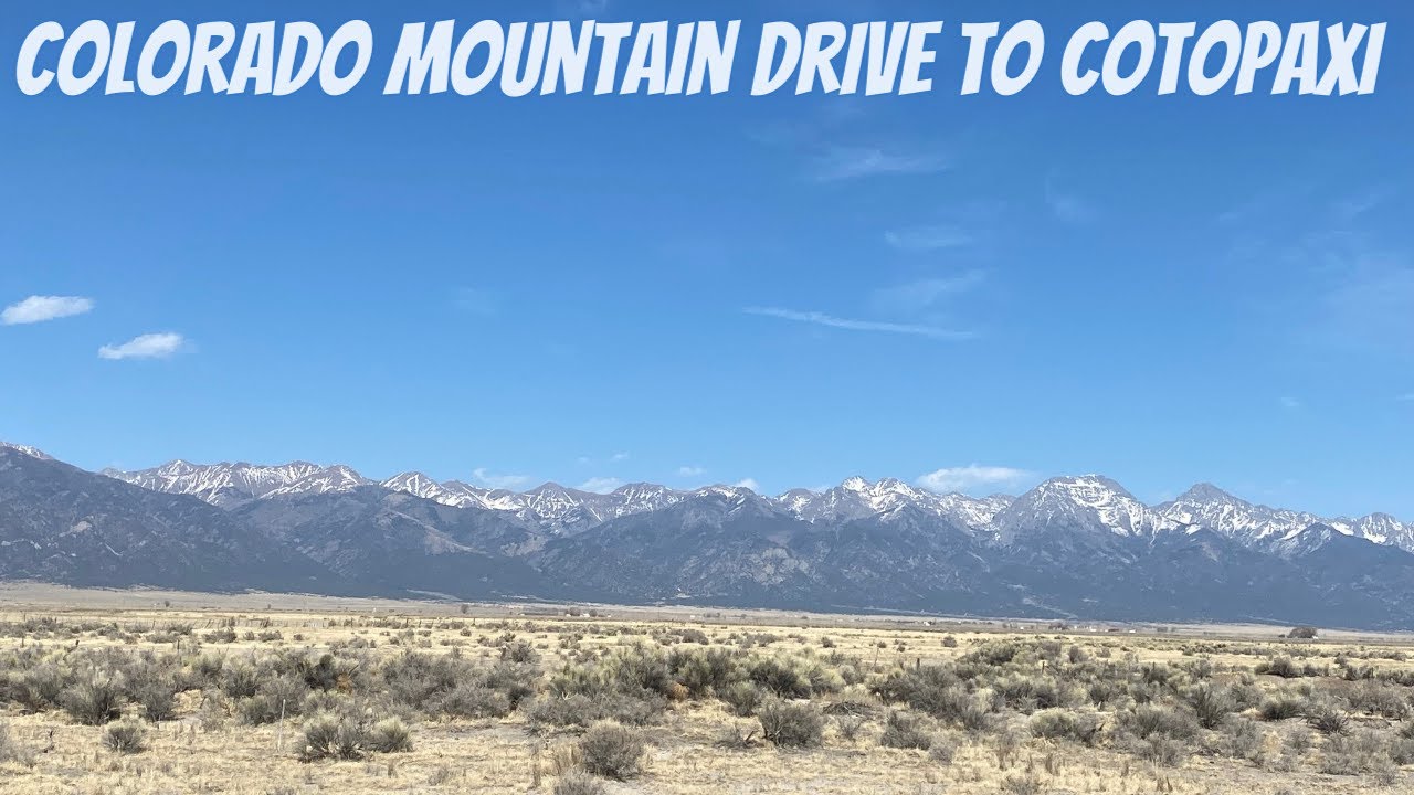 4K Mountain Drive from Moffat to Cotopaxi Colorado