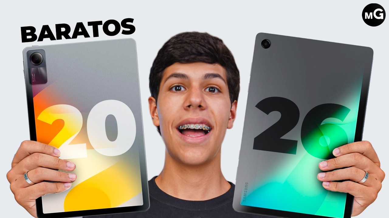 Os 3 MELHORES TABLET BOM e BARATO para COMPRAR em 2026!