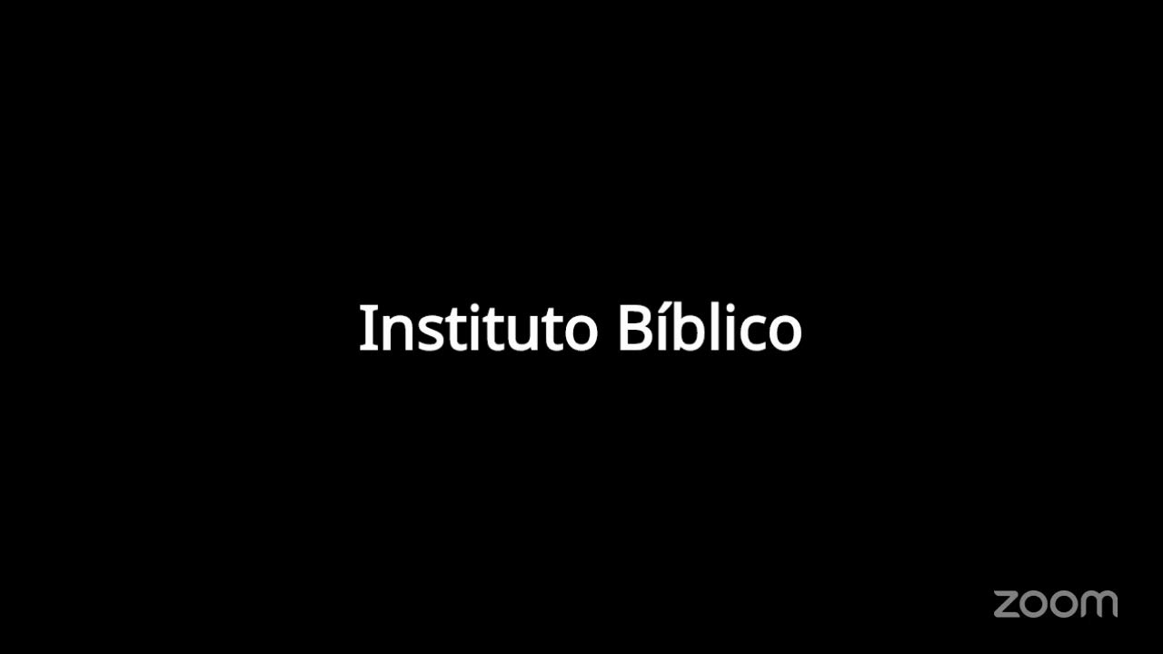 Instituto Bíblico's Reunião Zoom
