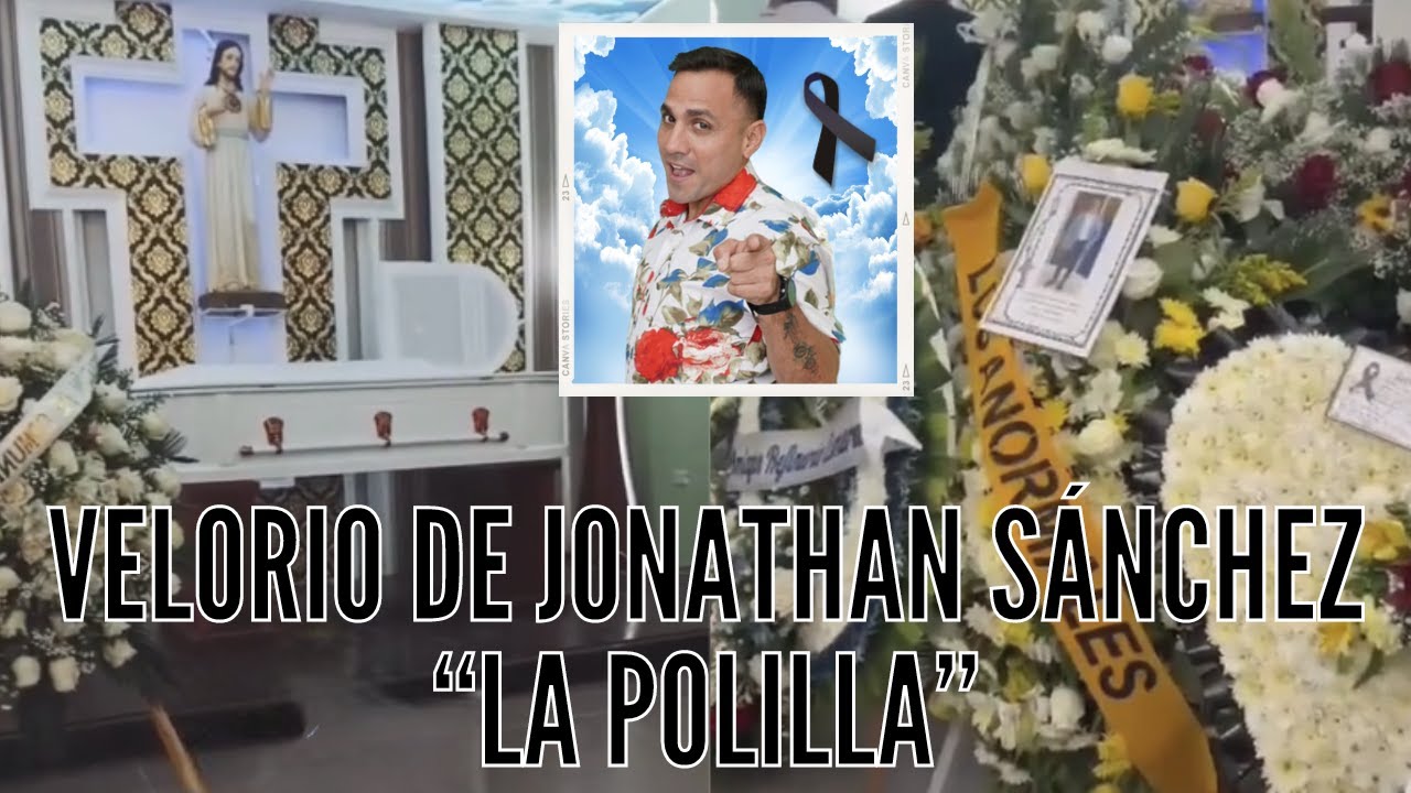 Funeral del humorista ecuatoriano Jonathan Sánchez ‘la Polilla’