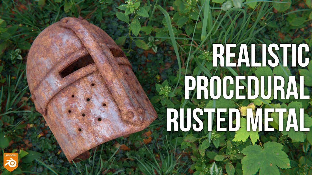 Realistic procedural rusted metal - Blender tutorial - Materializer