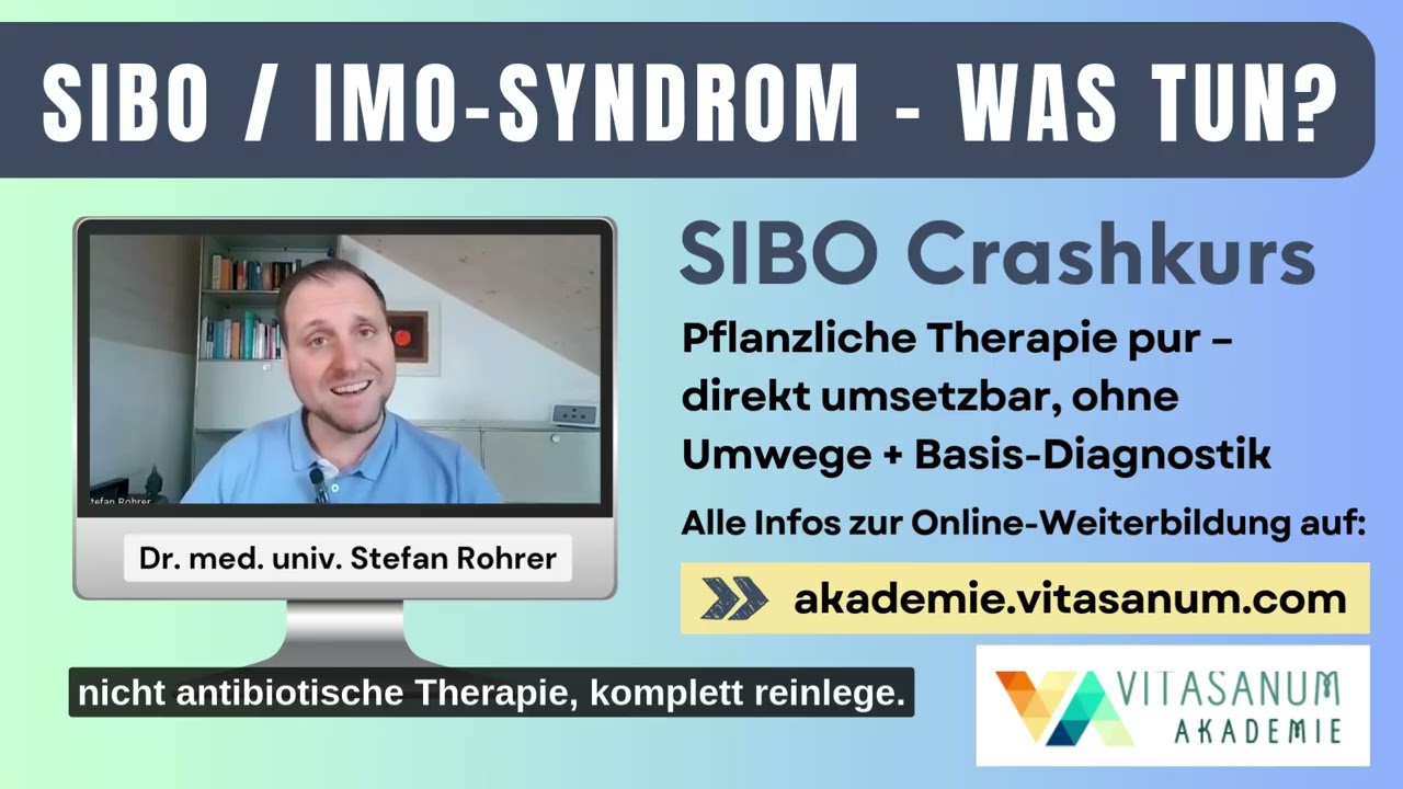 SIBO Crashkurs - Pflanzliche Therapie | Dr. med. univ. Stefan Rohrer