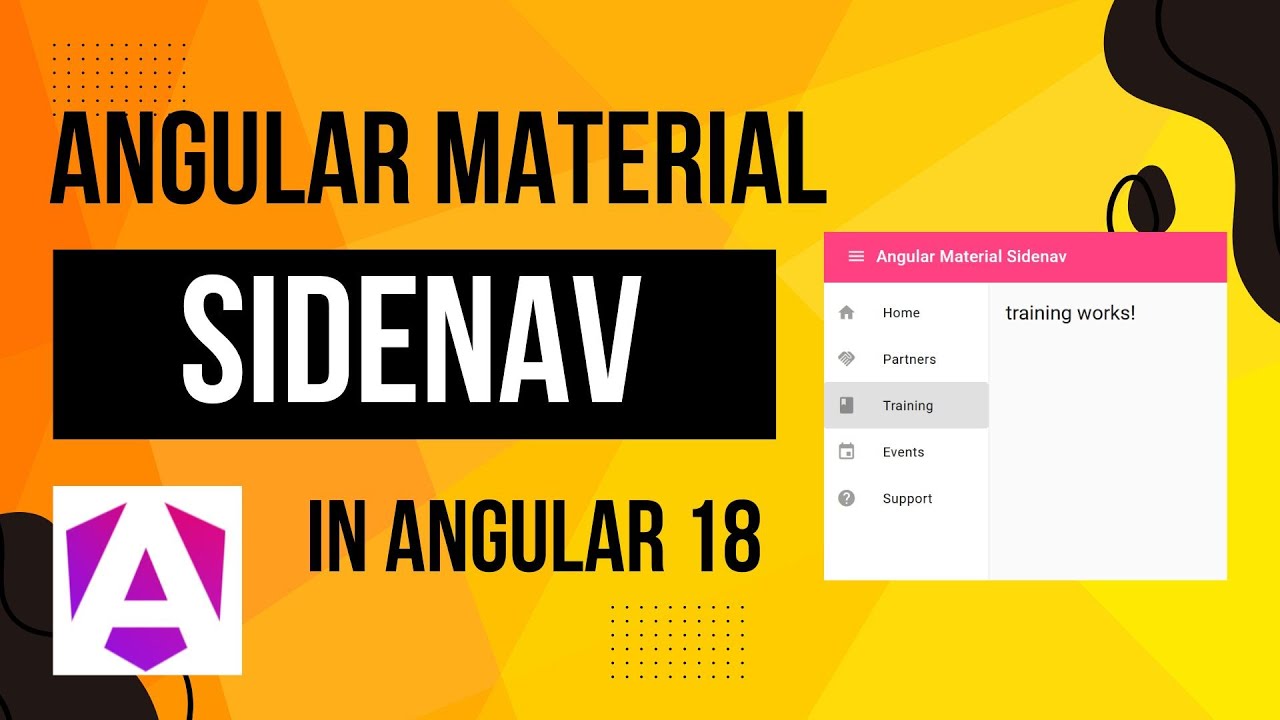 How to create Angular Material Sidenav in Angular 18? | Control Flow @for #angular