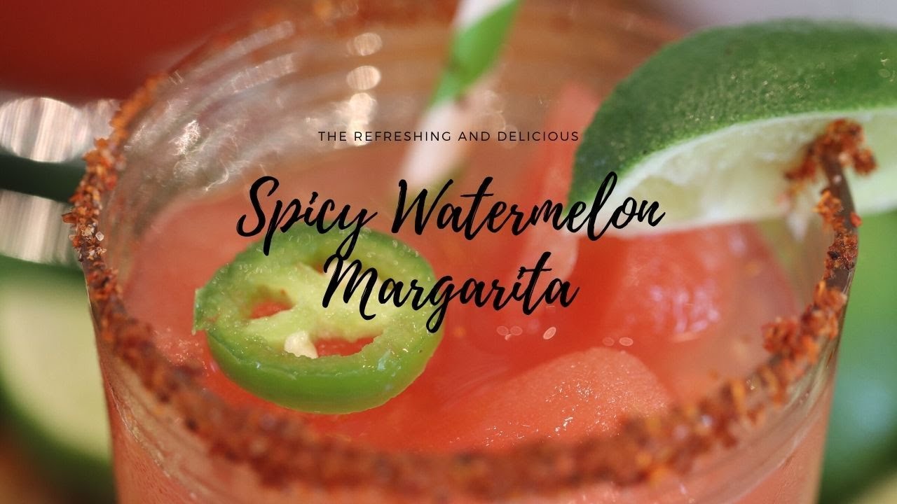 Spicy Watermelon Margarita