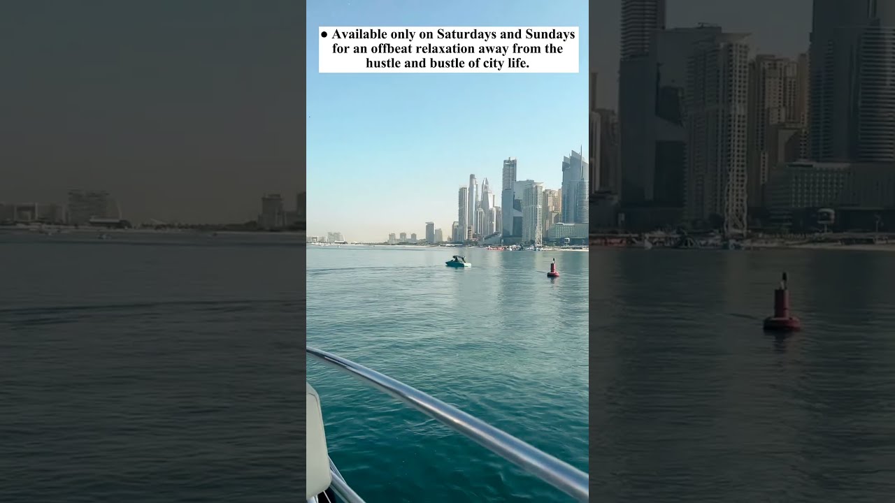 2-hours Sharing Yacht Tour | Sharing Yacht Tour | Yacht Tour Dubai | Dubai