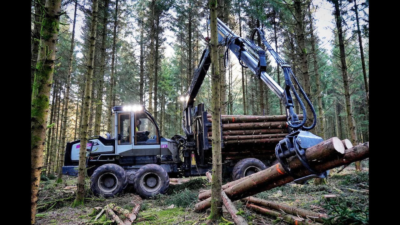 🌲4K|*Forwarder & Durchforstung* • Logset 6F GT • Good Job • Thinning • Loggingmachine🌲