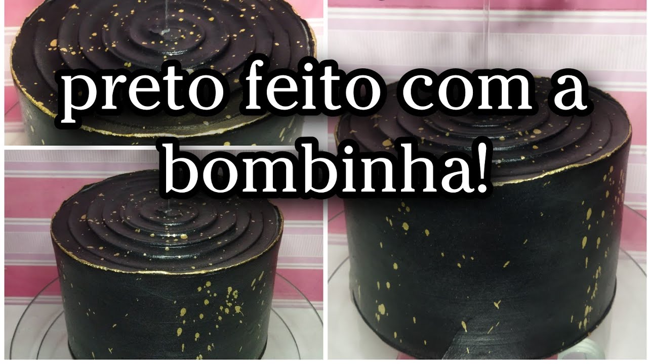 Decorando bolo preto,sem amargar!