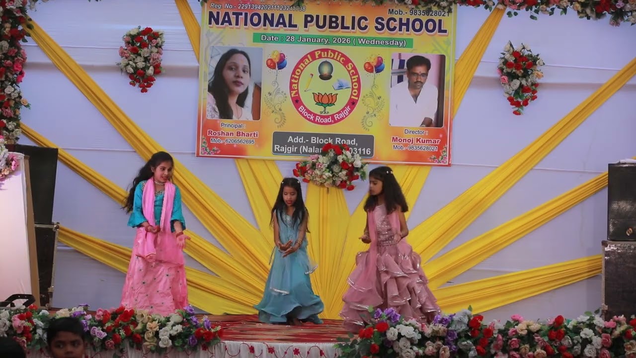 Chunri chunri  dance performance by National Public School, Rajgir 