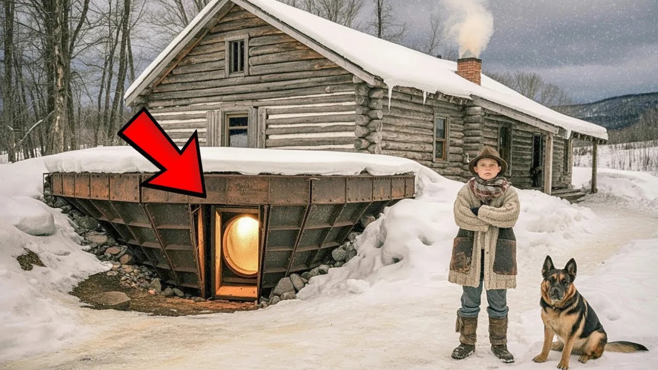 Everyone Laughed When He Built a Tornado Room Into His Cabin Until It Stayed Warm All Winter