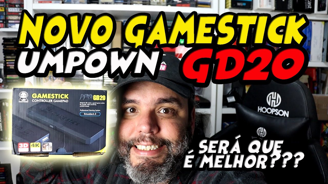GAME STICK LANÇAMENTO GD20 - Sucessor do GD10 Será que é melhor ?  Única peça no Brasil na minha mão