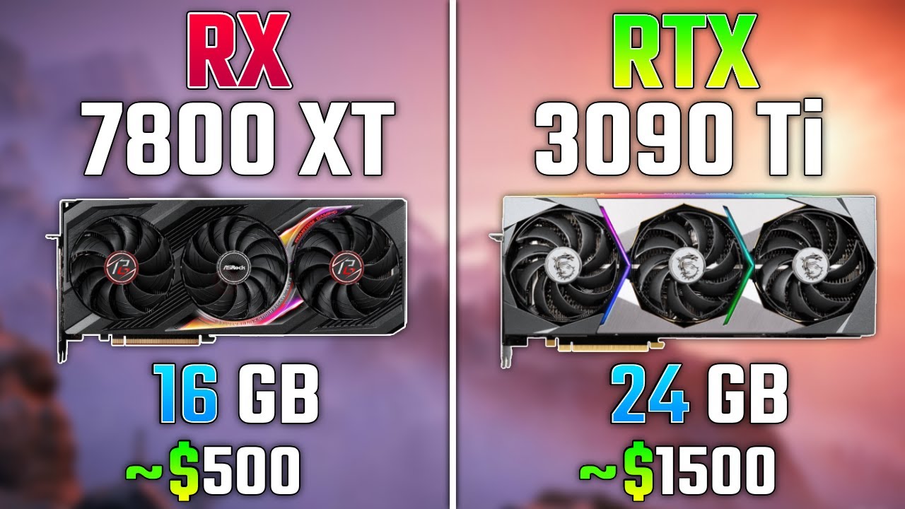 RX 7800 XT vs RTX 3090 Ti | Test in 7 Games