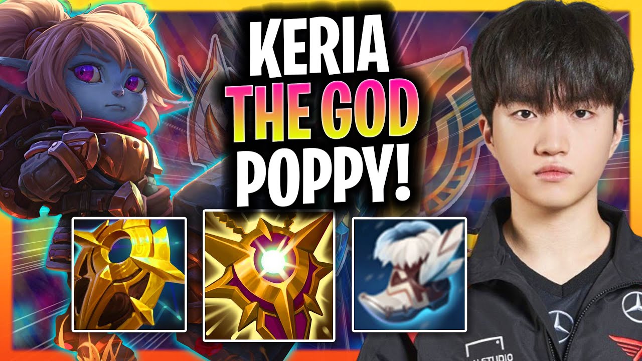 KERIA IS A GOD WITH POPPY! | T1 Keria Plays Poppy Support vs Nautilus!  Season 2025