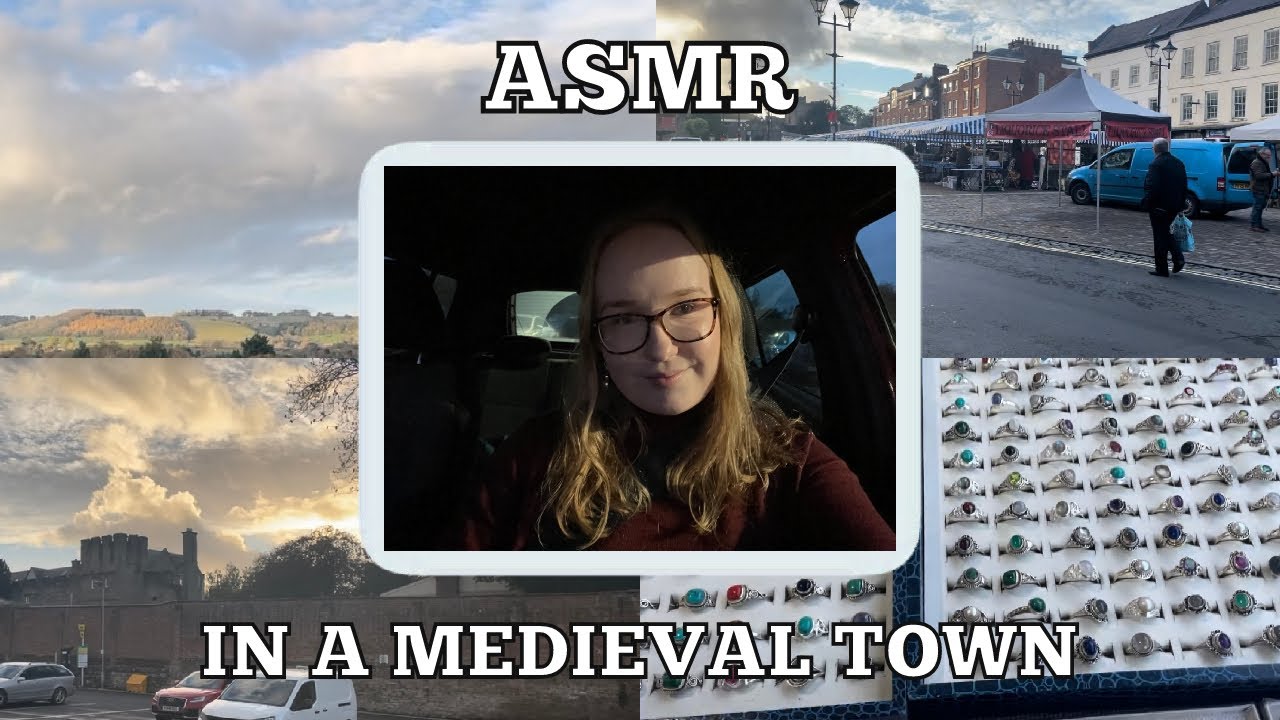 ASMR: In A Medieval Town 🏰☁️ #asmr #medieval #castle