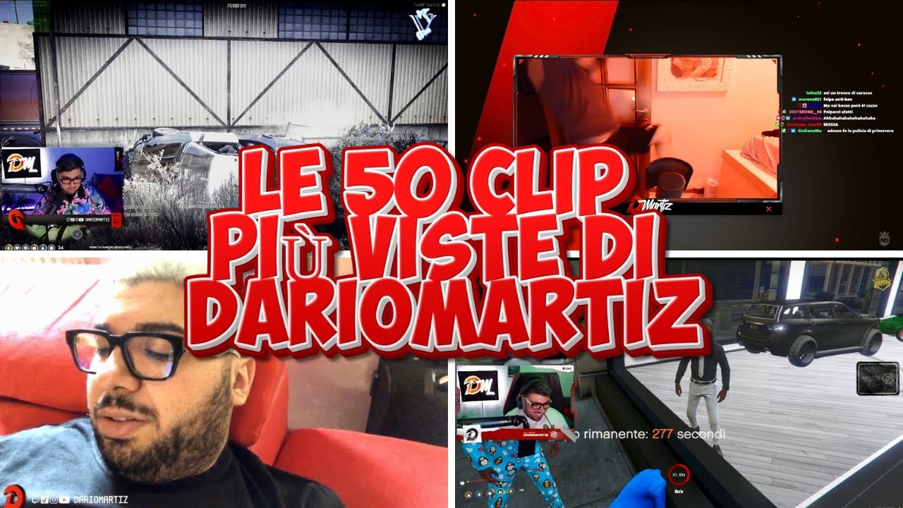 LE 50 CLIP PI&Ugrave; VISTE DI DARIOMARTIZ