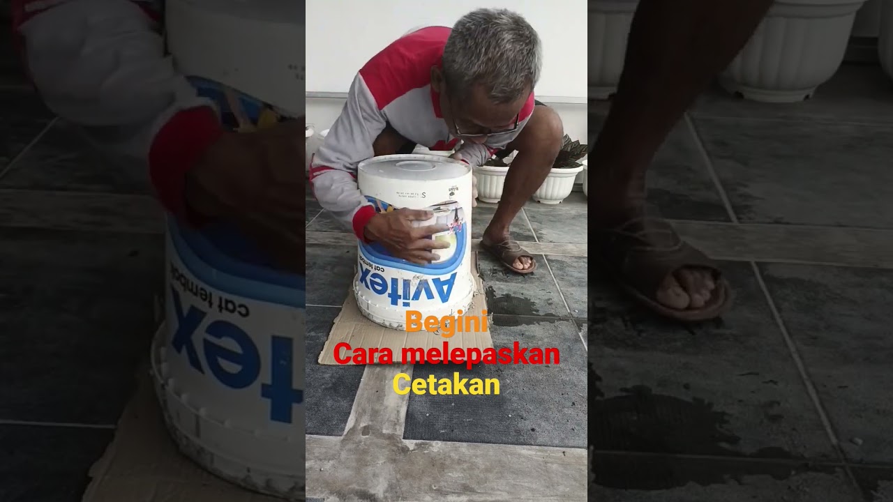 CARA MUDAH MELEPASKAN CETAKAN #shortvideo #subscribe