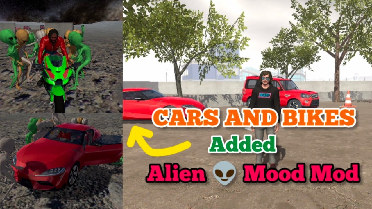 Moon Mod Main Cars And Bike Kaise Add Hoga - Indian Bikes Driving 3d Secret Tricks Video