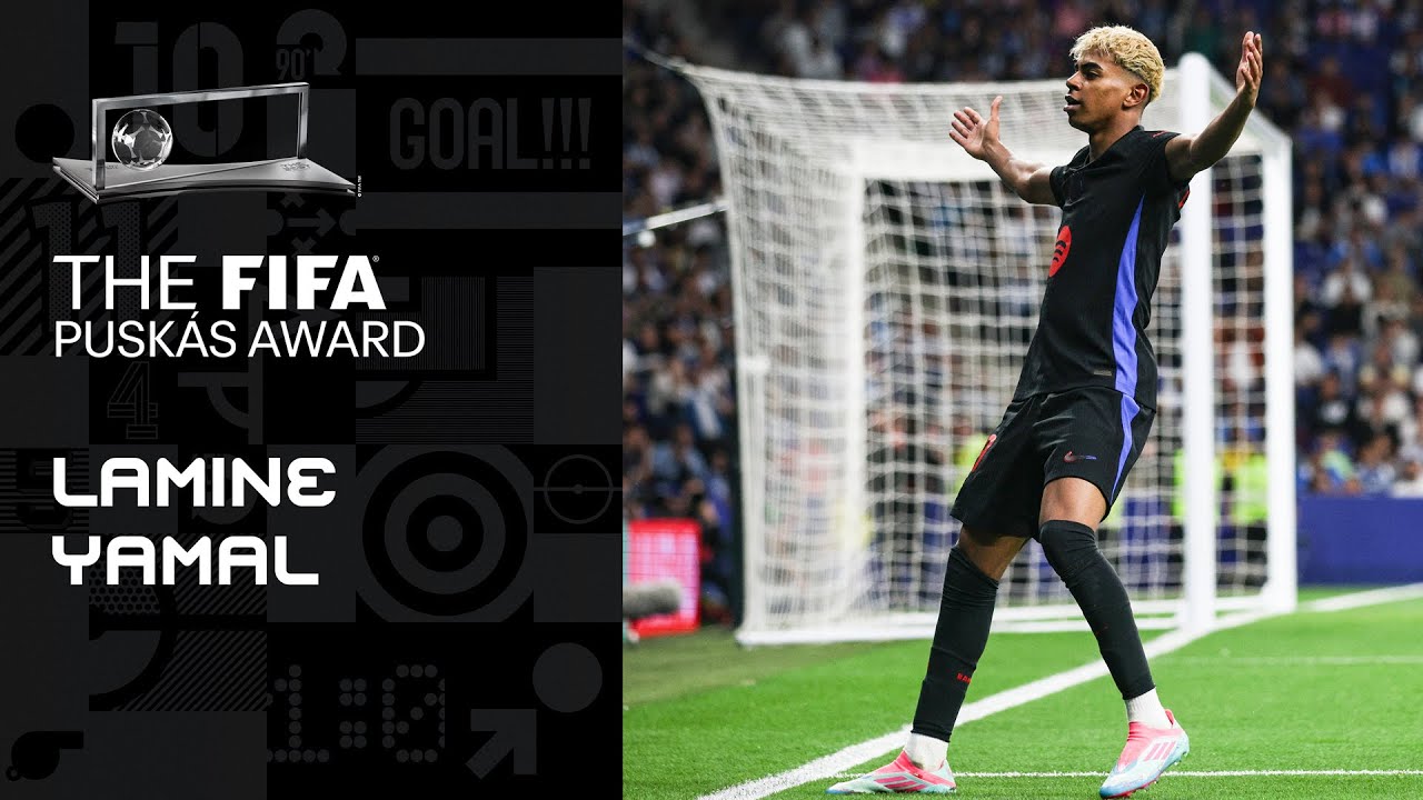 Lamine Yamal | Espanyol v Barcelona | FIFA Puskas Award 2025 Nominee